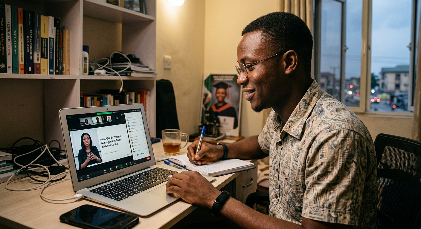 Harvoxx Diploma School: online learning with live sessions and structured modules